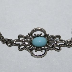 Vintagejelyfish Jewelry - Stunning silver and turquoise bracelet 7" Vintagejelyfish Jewelry - Stunning silver and turquoise bracelet 7"
